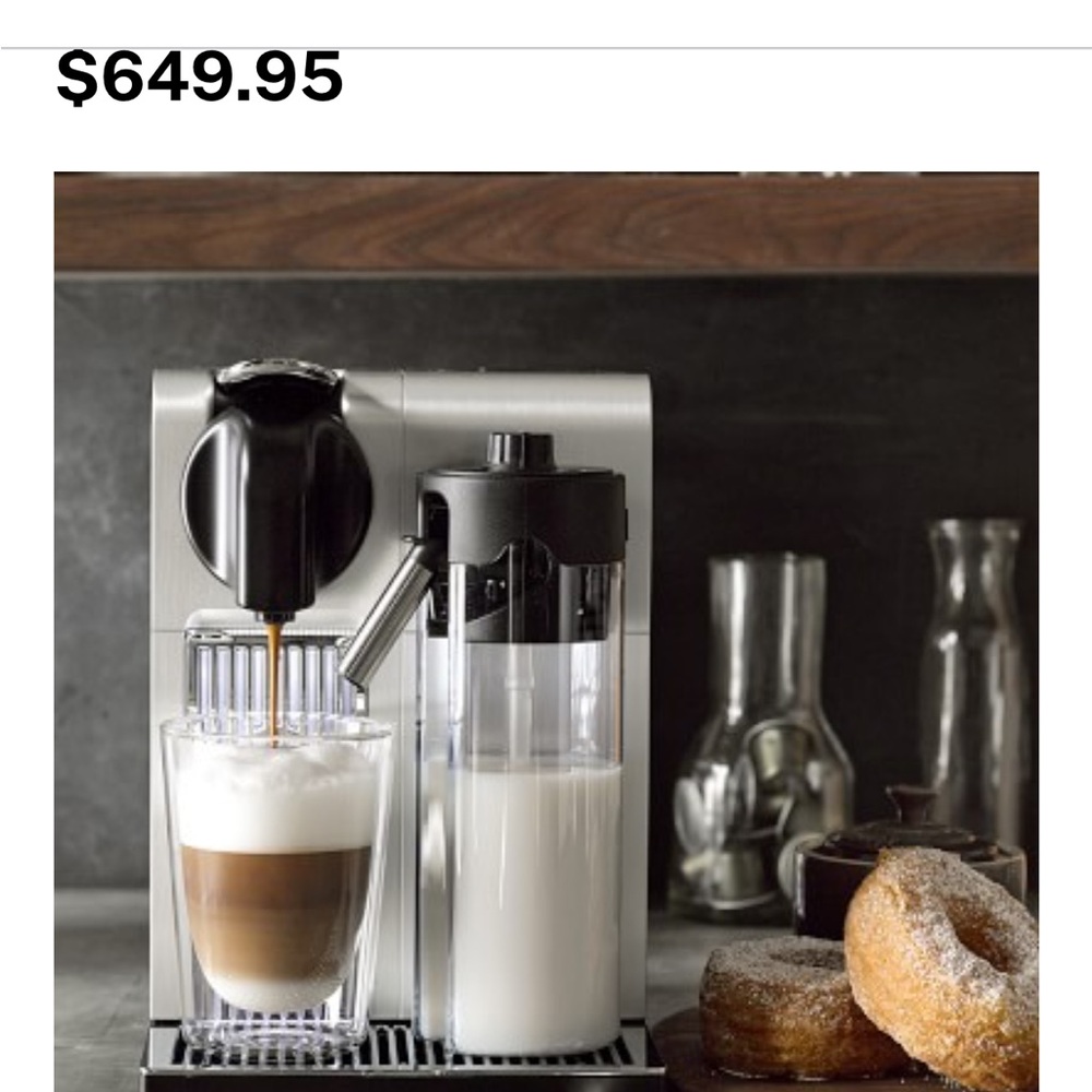 Nespresso Lattissima Pro Espresso Machine by De'Longhi with Milk Frother, Silver